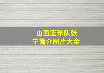 山西篮球队张宁简介图片大全