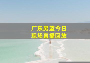 广东男篮今日现场直播回放