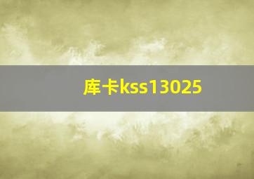 库卡kss13025