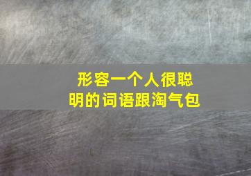 形容一个人很聪明的词语跟淘气包