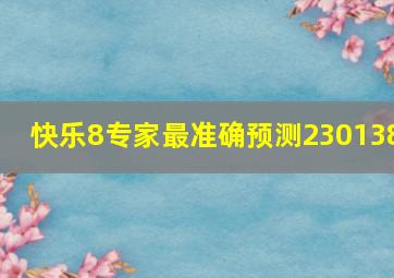 快乐8专家最准确预测230138