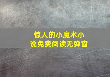 惊人的小魔术小说免费阅读无弹窗