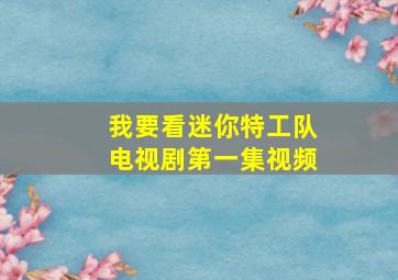 我要看迷你特工队电视剧第一集视频