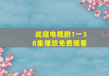 战寇电视剧1一38集播放免费观看