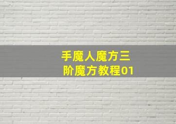 手魔人魔方三阶魔方教程01