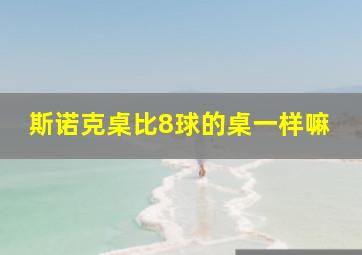 斯诺克桌比8球的桌一样嘛