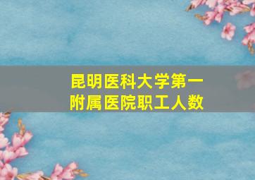 昆明医科大学第一附属医院职工人数