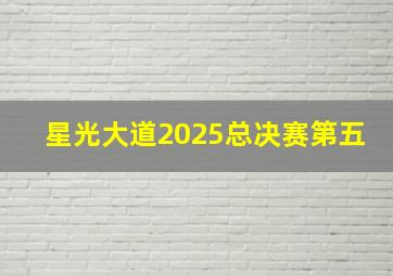 星光大道2025总决赛第五