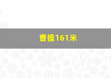 曹操161米