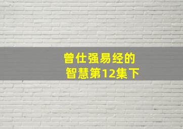 曾仕强易经的智慧第12集下