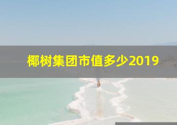 椰树集团市值多少2019