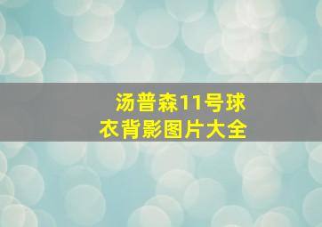 汤普森11号球衣背影图片大全