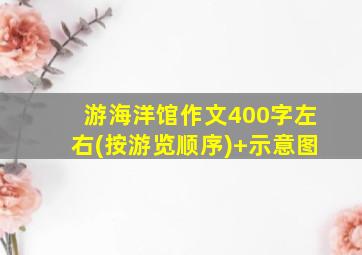 游海洋馆作文400字左右(按游览顺序)+示意图