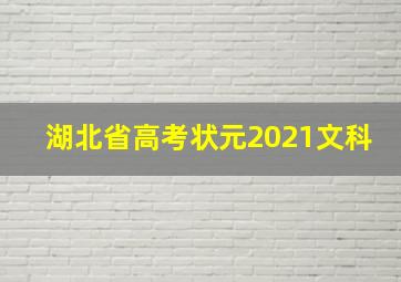 湖北省高考状元2021文科