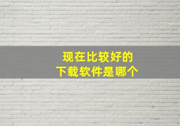 现在比较好的下载软件是哪个