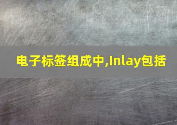 电子标签组成中,Inlay包括