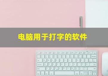 电脑用于打字的软件