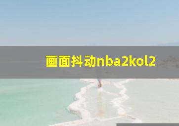 画面抖动nba2kol2