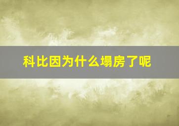 科比因为什么塌房了呢