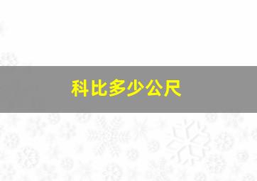 科比多少公尺