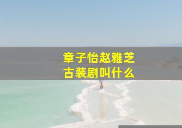 章子怡赵雅芝古装剧叫什么