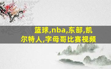 篮球,nba,东部,凯尔特人,字母哥比赛视频