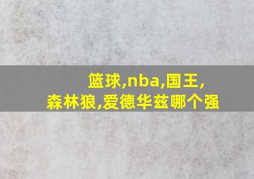 篮球,nba,国王,森林狼,爱德华兹哪个强