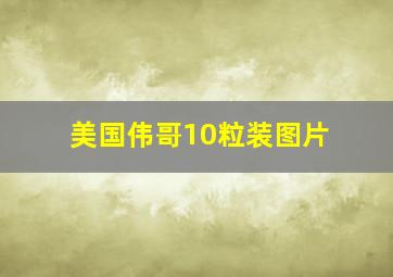 美国伟哥10粒装图片