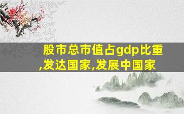 股市总市值占gdp比重,发达国家,发展中国家