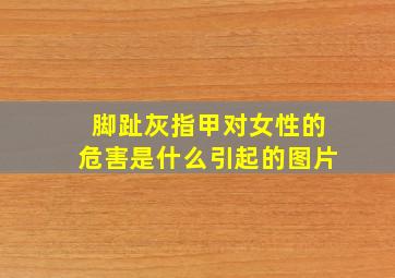 脚趾灰指甲对女性的危害是什么引起的图片