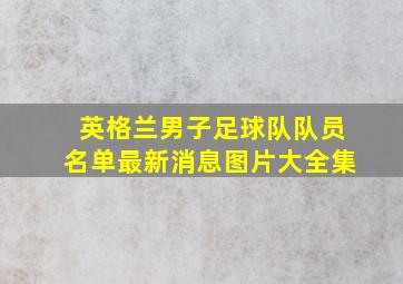 英格兰男子足球队队员名单最新消息图片大全集