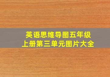 英语思维导图五年级上册第三单元图片大全