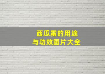 西瓜霜的用途与功效图片大全