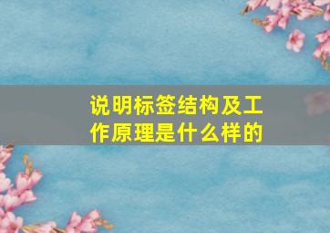 说明标签结构及工作原理是什么样的