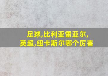 足球,比利亚雷亚尔,英超,纽卡斯尔哪个厉害