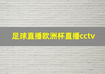 足球直播欧洲杯直播cctv