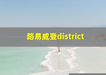 路易威登district