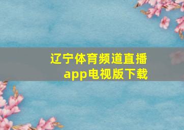 辽宁体育频道直播app电视版下载