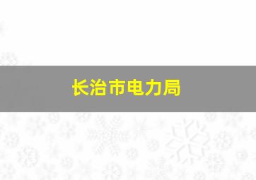 长治市电力局