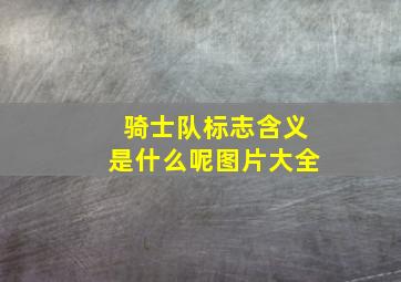 骑士队标志含义是什么呢图片大全