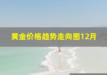 黄金价格趋势走向图12月